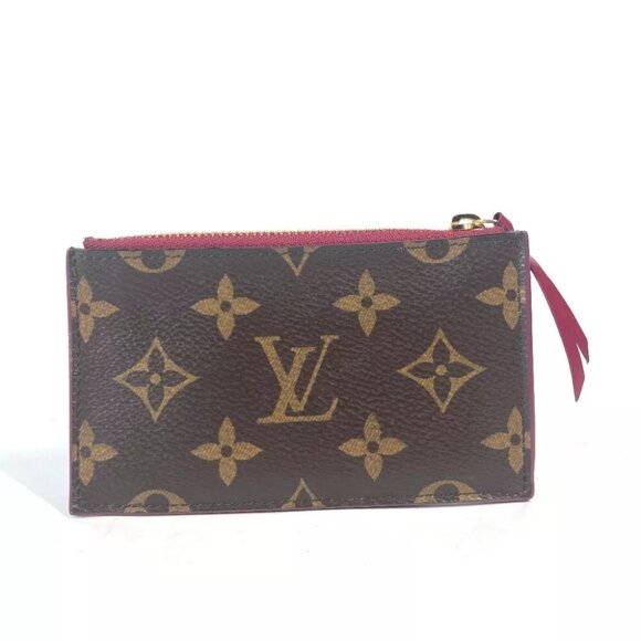 LOUIS VUITTON Monogram Porte Cartes Zip Wallet - Picture 1 of 12
